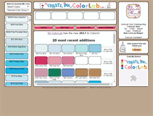 Tablet Screenshot of copic.mycreateink.com